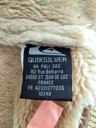 Pelliza Quiksilver 
