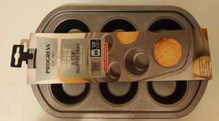 Molde antiadherente para 6 magdalenas