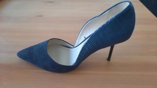 Zapatos salón azul marino