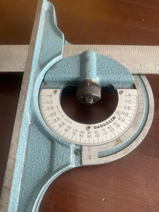 Trasportador de grados mitutoyo de precision