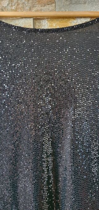 Abito lungo con paillettes