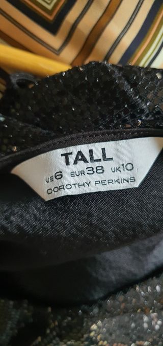 Abito lungo con paillettes