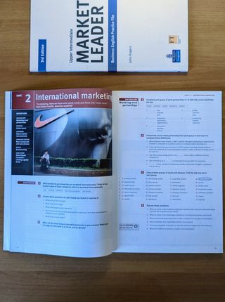 Libros de inglés Maket Leader (curso completo)