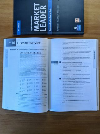 Libros de inglés Maket Leader (curso completo)