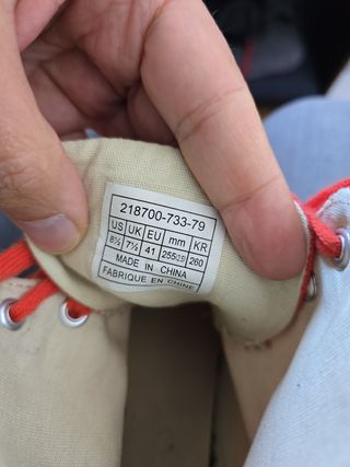 Zapatillas Levis de lona
