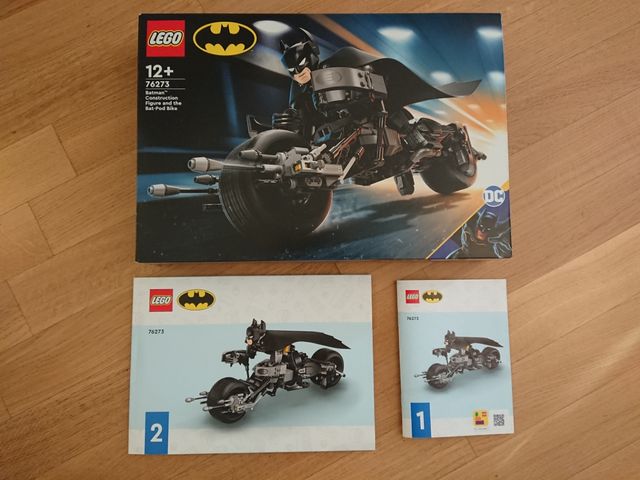 EMPTY BOX & INSTRUCTIONS - LEGO 76273 Bat-Pod