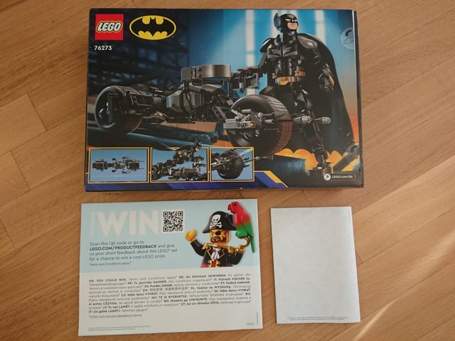 EMPTY BOX & INSTRUCTIONS - LEGO 76273 Bat-Pod