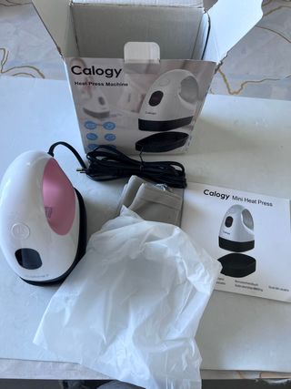 Calogy Mini Prensa De Calor, PLANCHA PORTATIL