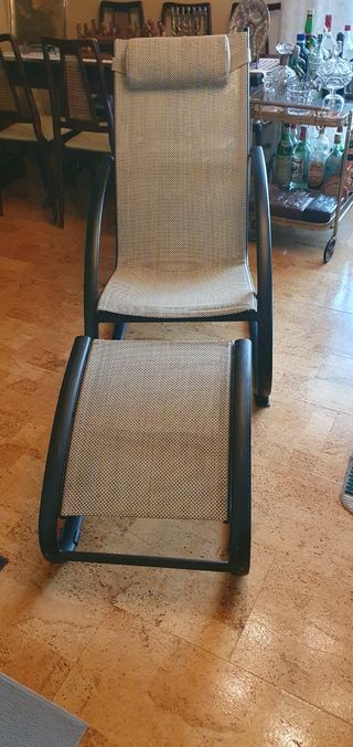 SILLON HAMACA CON REPOSAPIES