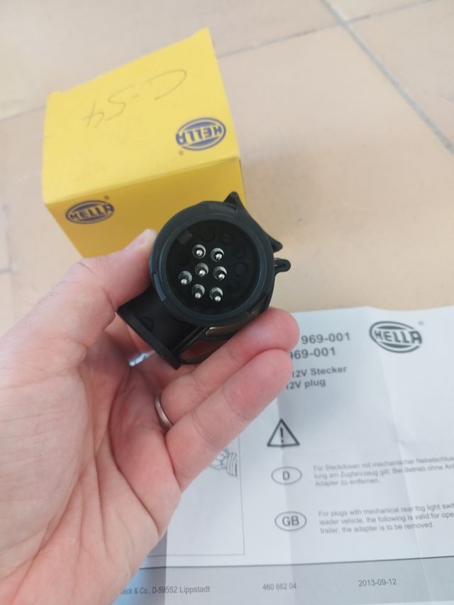 AAdaptador toma de corriente remolque