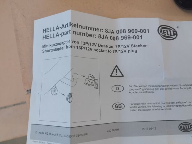 AAdaptador toma de corriente remolque