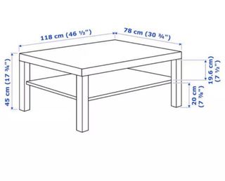 Mesa centro IKEA