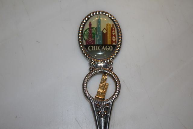 LOTE CUCHARILLAS RECUERDO CON OBJETO EN 3D AÑOS 90