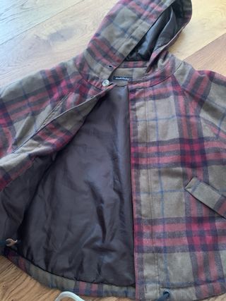 Chaqueta trescuartos oversize tipo capa de Loreak 
