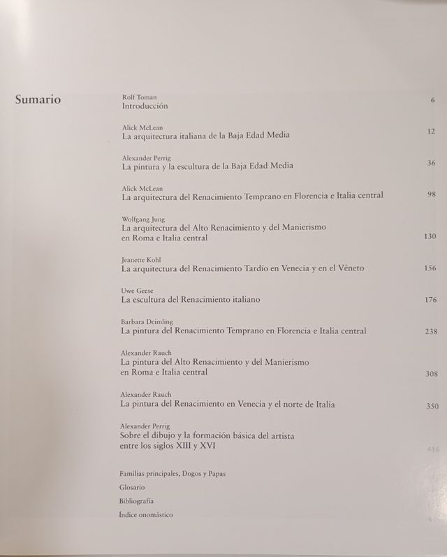 El Arte en la Italia del Renacimiento