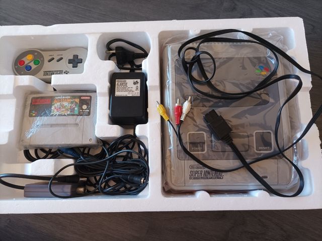 Consola super nintendo Super Mario all 