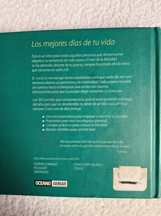EL PLACER DE VIVIR. LA BIBLIA DE LA FELICIDAD.