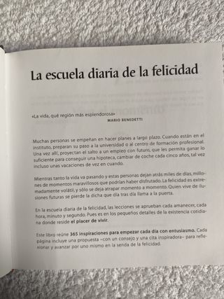 EL PLACER DE VIVIR. LA BIBLIA DE LA FELICIDAD.