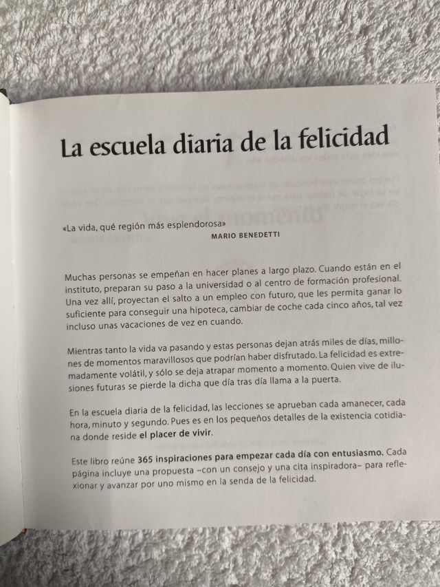 EL PLACER DE VIVIR. LA BIBLIA DE LA FELICIDAD.