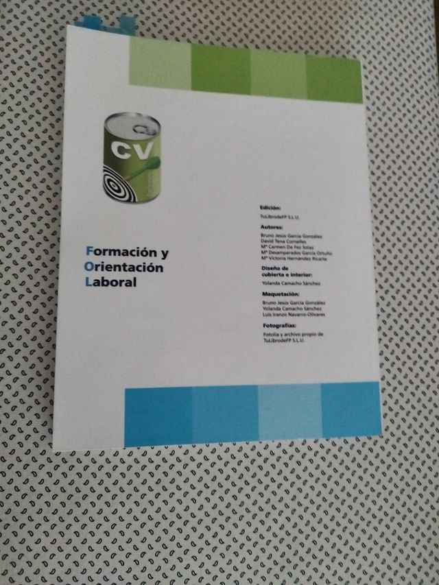 Libro formación y orientación laboral.