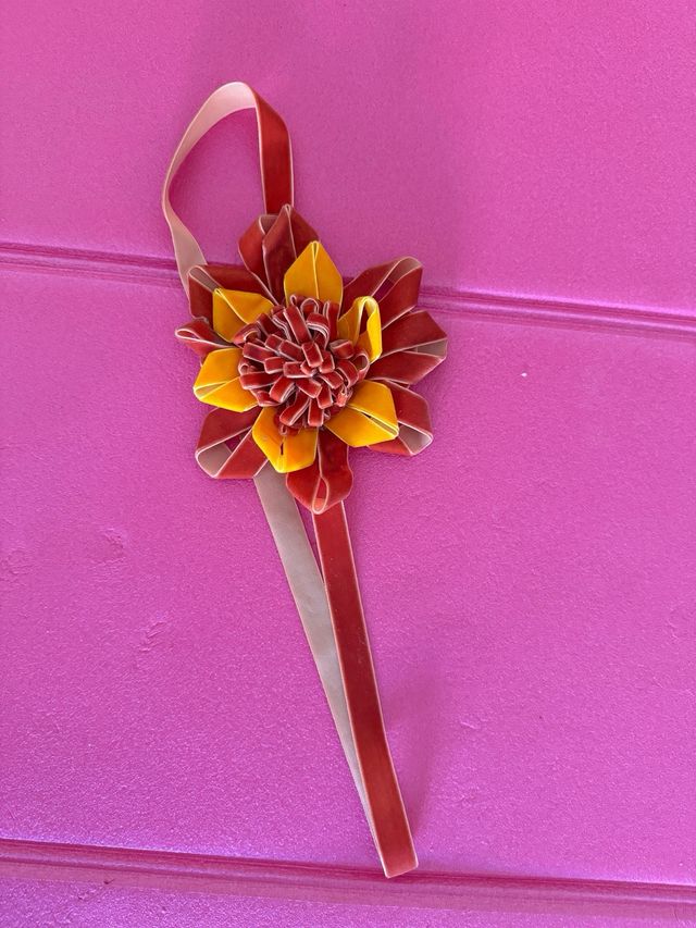 Bolso ratán Naranja