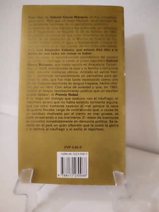 Relato de un Naufrago (Gabriel Garcia Marquez)