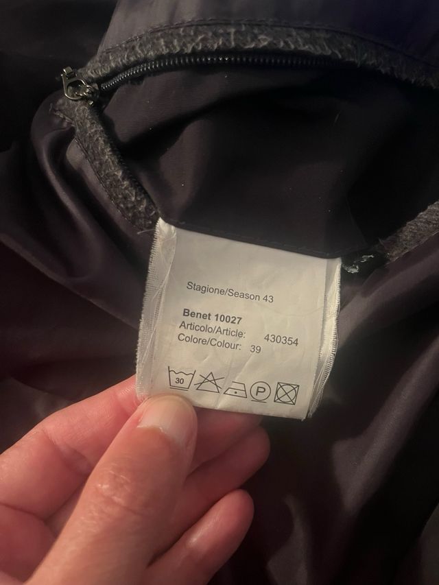 Giaccone da uomo Milestone nero