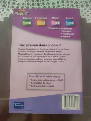 Libro Une passion dans le desert.