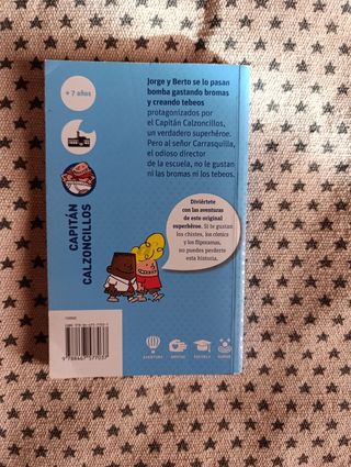 Libro "Las aventuras del Capitán Calzoncillos" 