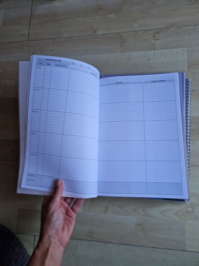 Agenda Memorándum profesor