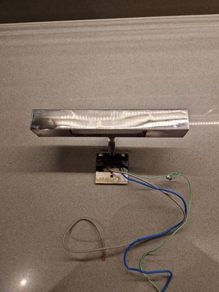 Aplique baño acero inoxidable