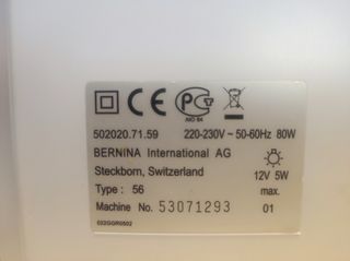 Maquina de coser Bernette by Bernina