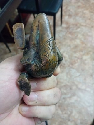 Figuras de bronce antiguo macizo del tiber 3 160e