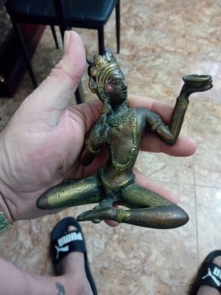 Figuras de bronce antiguo macizo del tiber 3 160e