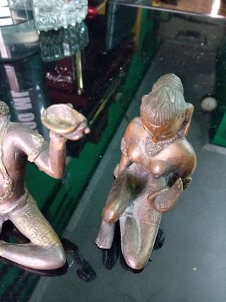 Figuras de bronce antiguo macizo del tiber 3 160e