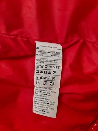 Giubbotto Benetton bambina tg.10 anni