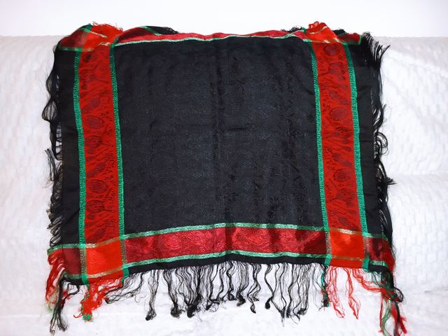 Pañuelo brocado mantón 80cms