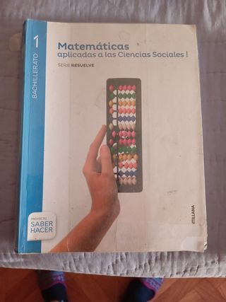 Matemáticas Aplicadas A Las Ciencias Sociales I, 1 Bachillerato