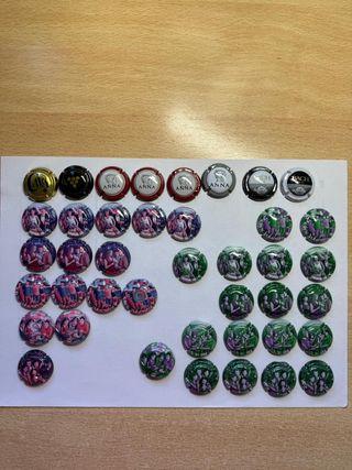 Lote de 41 chapas de cava