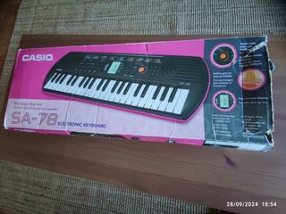 Teclado electrónico Casio SA-78A