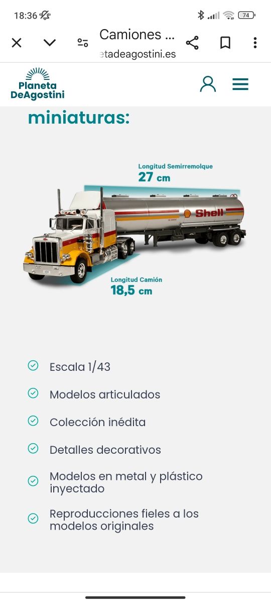 Camión americano 1/43