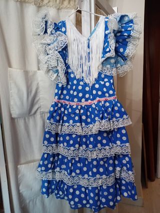 Traje de flamenca para niña 2 años