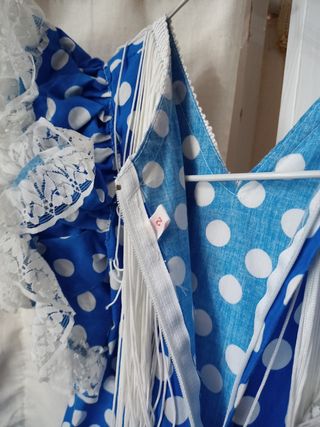 Traje de flamenca para niña 2 años