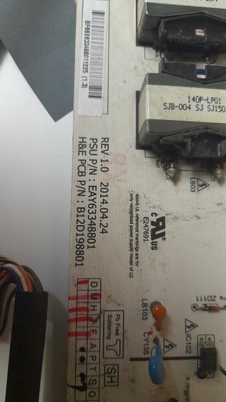 TV LG 55EC930V RECAMBIOS