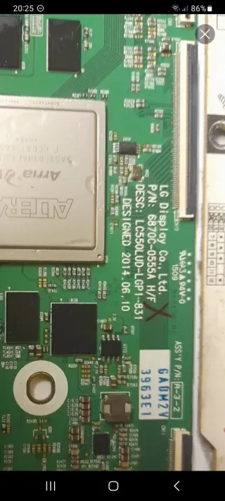 TV LG 55EC930V RECAMBIOS