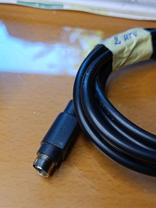 Cables mini DIN de 4 y 7 contactos.