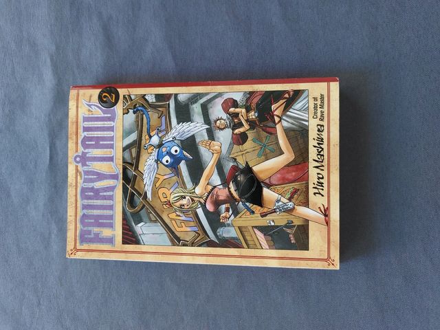 Fairy Tail Manga Tomos 2-3-4 INGLÉS