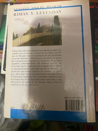 Rimas y Leyendas Anaya