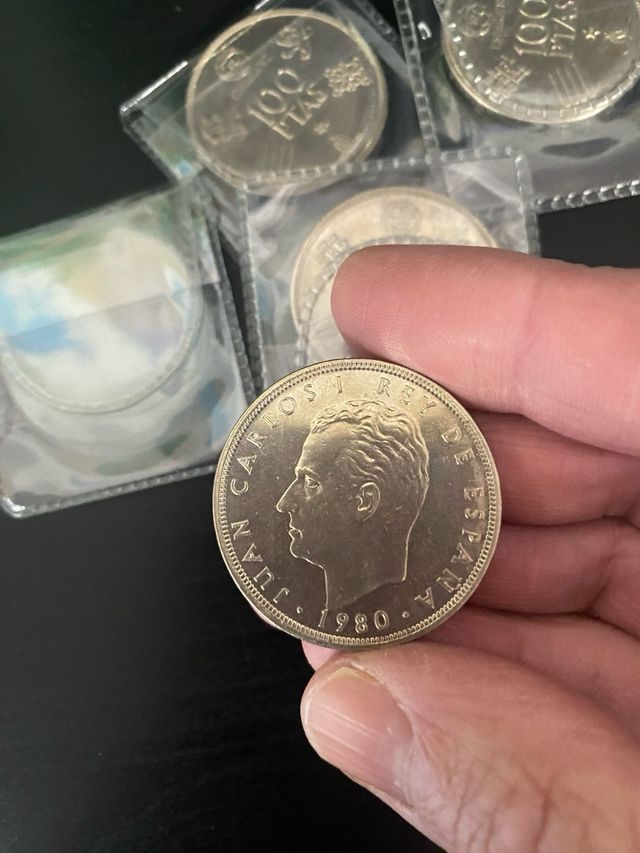 100 pesetas 1980 monete