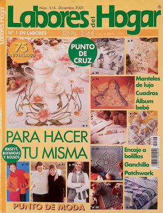 Lote 12 Revistas "Labores del Hogar"